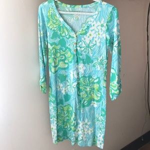 Lilly Pulitzer floral V-neck dress